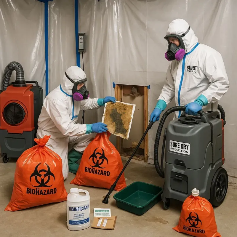 Contaminated Water Handling Protocols process in Elroy, NC